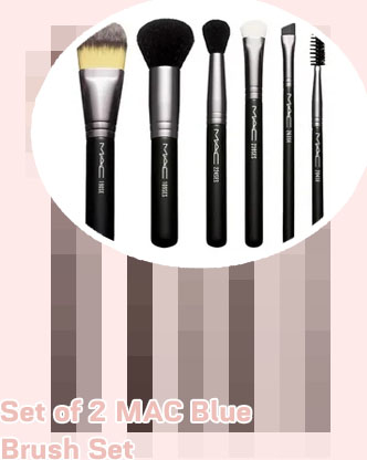 Mac travel brush set