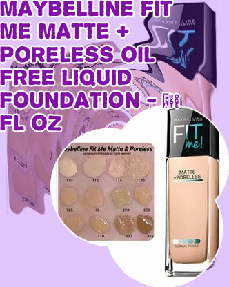 Maybelline fit me foundation colors