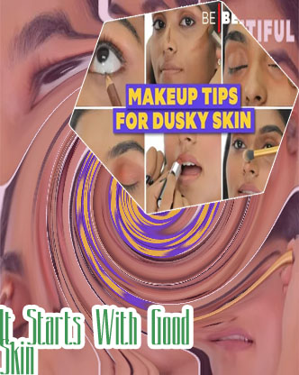 No makeup look for dusky skin