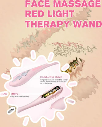 Wand face massager
